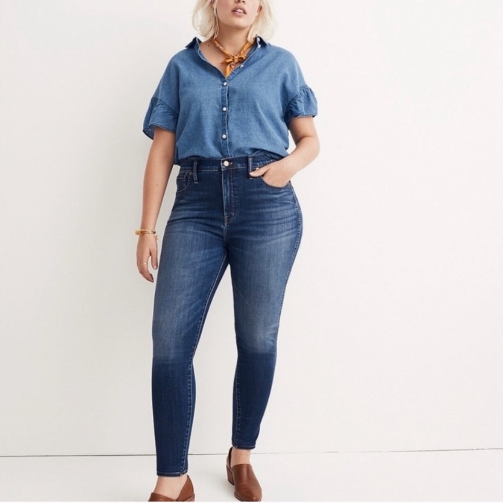 Madewell 9” high riser skinny skinny jeans